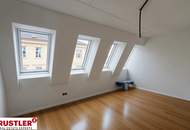 Moderne Dachgeschoss-Maisonette Wohnung mit Terrasse nähe Kutschkermarkt - Erstbezug!