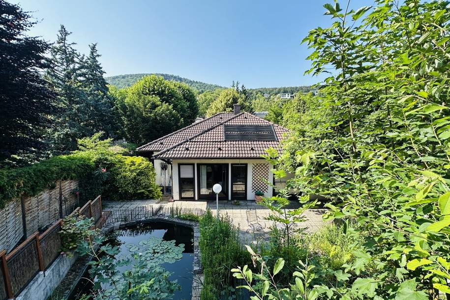 Ruhelage: Gepflegtes Einfamilienhaus mit Schwimmteich, bereit zum Einzug, Haus-kauf, 749.000,€, 2371 Mödling