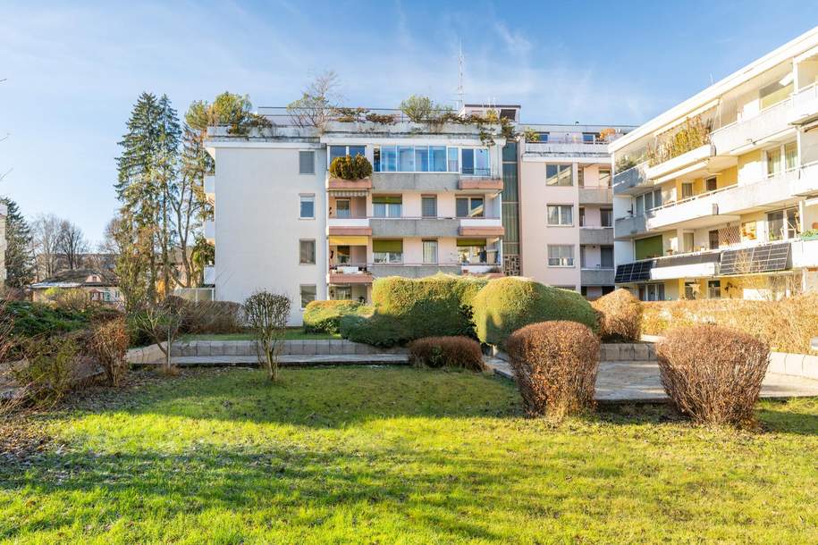 2-Zimmer-Stadtwohnung mit extra Raumgefühl, Wintergarten, Balkon &amp; Garage, Wohnung-kauf, 530.000,€, 5020 Salzburg(Stadt)