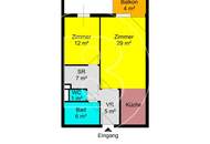 2-Zimmer-Balkon-Wohnung mit Garage in zentraler Döblinger Lage!