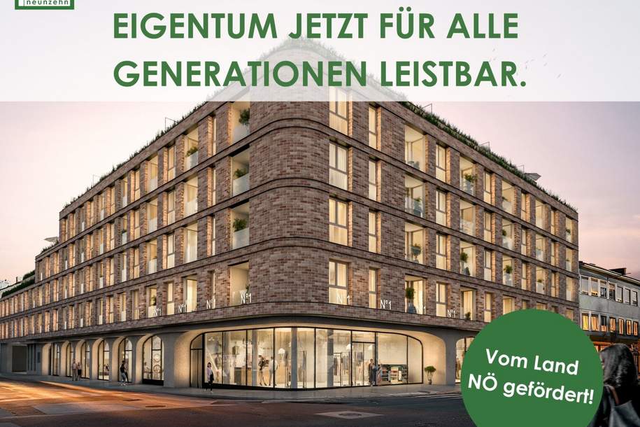 Jetzt doppelt profitieren - Eigentum mit NÖ Wohnbauförderung, Wohnung-kauf, 313.500,€, 2320 Bruck an der Leitha