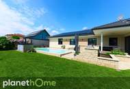 Exklusiver Bungalow mit Pool, Garage & Top-Ausstattung