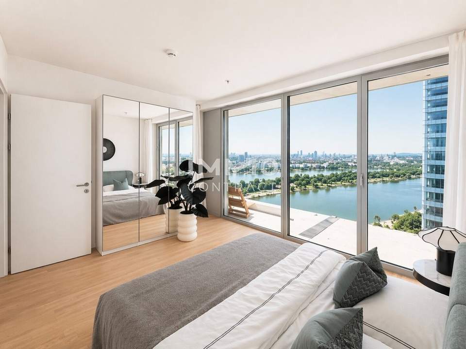 39. Etage - 3 Zimmer mit WOW-Blick auf Stephansdom, Prater &amp; Donau