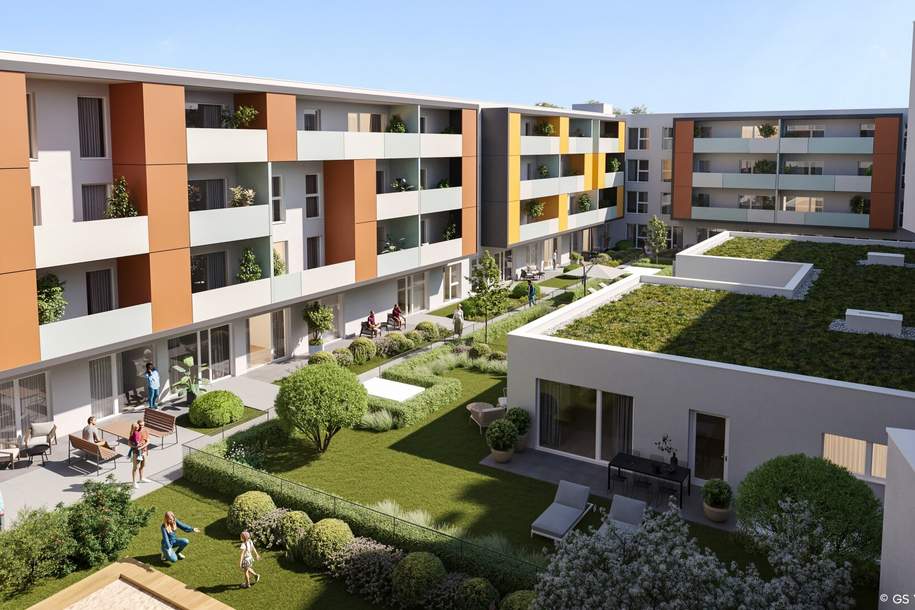 3-Zimmerwohnung mit Garten!, Wohnung-legalform.mietkauf, 902,€, 3100 Sankt Pölten(Stadt)