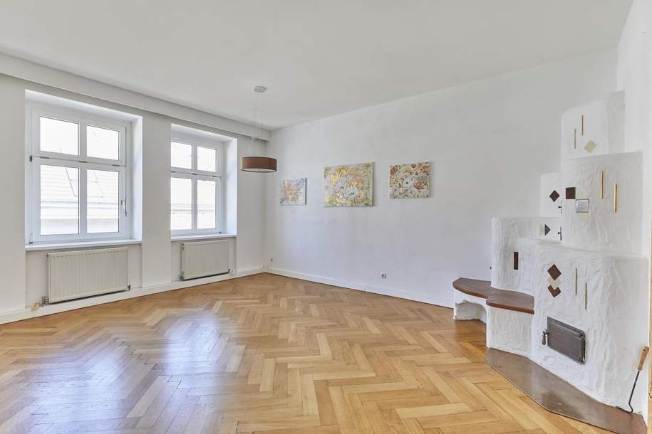 Stilvolle 4 Zimmer-Altbauwohnung mit Charme in Linz!, Wohnung-kauf, 380.000,€, 4020 Linz(Stadt)