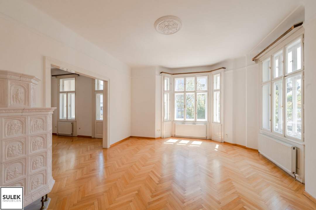 Repräsentatives Altbaujuwel mit 5 Zimmern &amp; Terrasse in begehrter Döblinger Lage – ab November