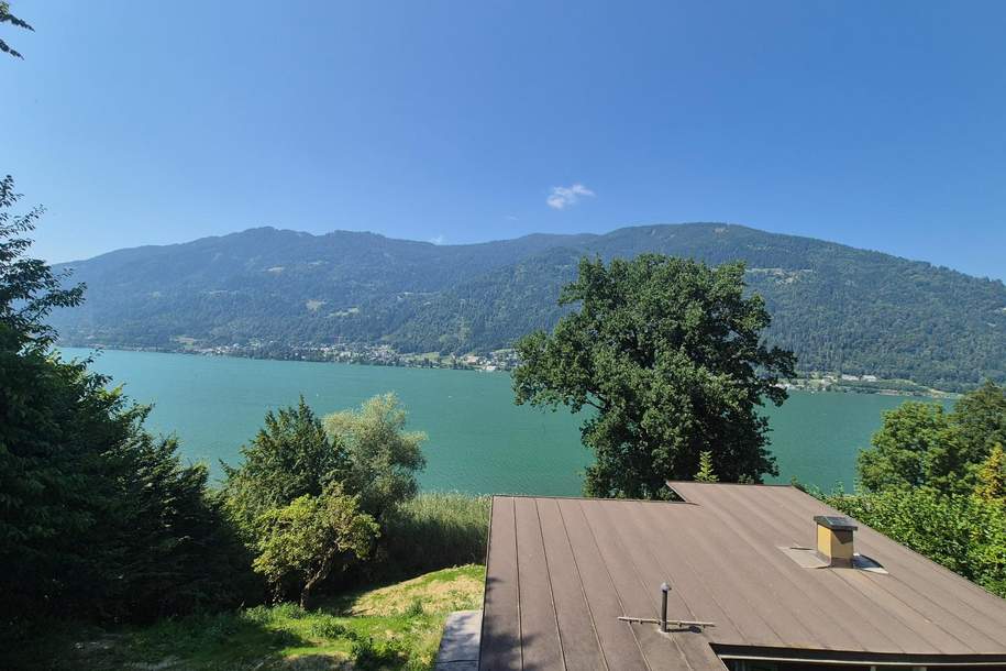 Schönes Seegrundstück mit Seezugang und Baubewilligung!, Grund und Boden-kauf, 1.700.000,€, 9500 Villach(Stadt)