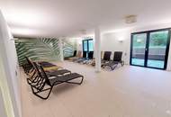 Helle Terrassenwohnung inklusive Pool, Weinkeller, Fitness- und Wellnessbereich