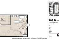 TOPLAGE und ERSTBEZUG: Hofseitige, moderne 2-Zimmerwohnung mit Balkon! Besichtigung ab Februar 2025 möglich!