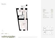 Lichtdurchflutete 2-Zimmer-Wohnung mit Balkon