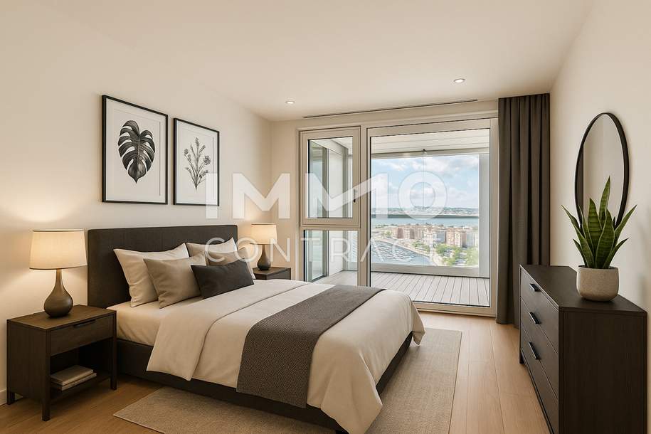 Wohnen mit Weitblick und exklusiven Annehmlichkeiten wie Pool, Sauna und Fitness! PROVISIONSFREI!, Wohnung-kauf, 440.000,€, 1220 Wien 22., Donaustadt