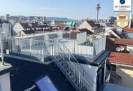 Superprojekt: ''Über den Baumwipfeln" TOP 53 MIT BALKON, PANORAMA-DACHTERRASSE & WIEN-BLICK