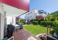 Highlight: Gartenwohnung mit Terrasse &amp; 2 Tiefgaragenplätzen – Wohnen im Grünen, nahe Wien