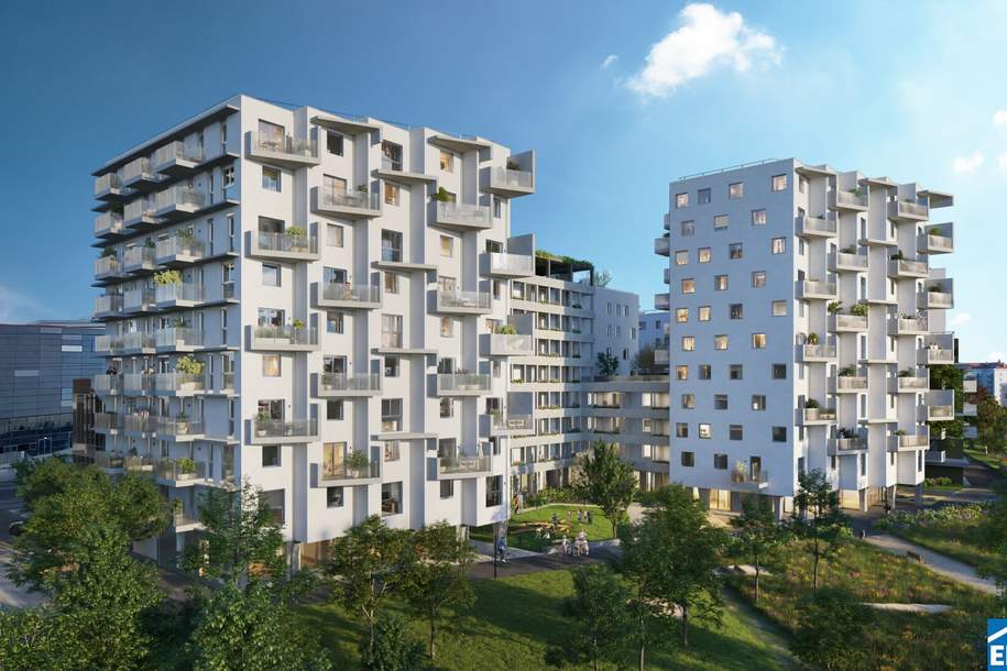 Parknähe und Urbanität vereint: Die PARK FLATS, Wohnung-kauf, 375.000,€, 1030 Wien 3., Landstraße