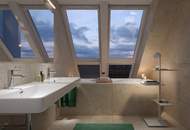 DG-ERSTBEZUG | Atemberaubender Fernblick | Dachterrasse | ca. 3 m Raumhöhe | Fernwärme &amp; Klimaanlage | TG-Stellplatz optional | Nachhaltiges Wohnbauprojekt