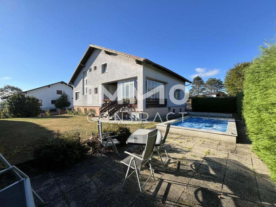 Einfamilienhaus mit Pool, und PV-Anlage nur wenige Autominuten von Wien entfernt