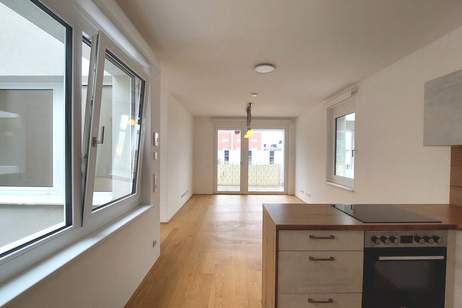 Moderne 2-Zimmer-Wohnung mit großzügigem Balkon bei "Am Park", Wohnung-miete, 940,00,€, 1210 Wien 21., Floridsdorf