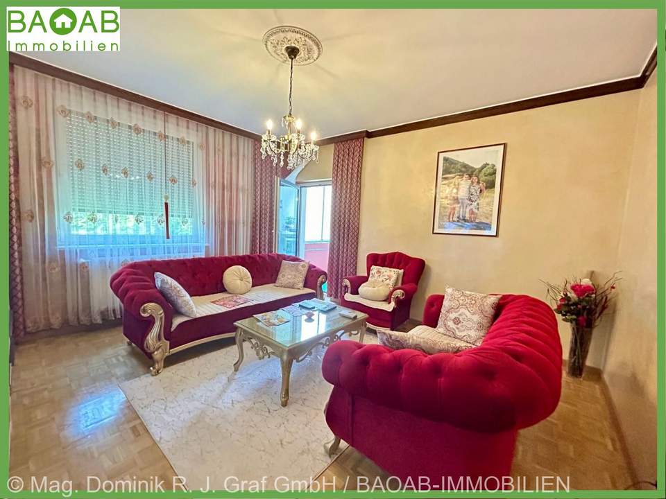 TOP WOHNUNG | LEBEN IN UNMITTELBARER NÄHE ZUM WÖRTHERSEE & ZUR UNIVERSITÄT | 5 ZIMMER | 93M²