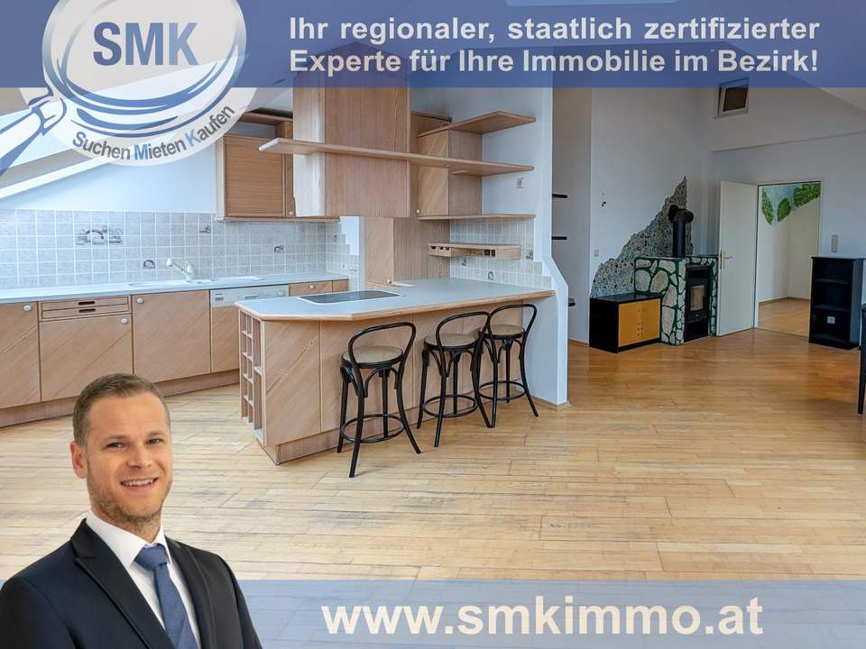 85 m² Dachgeschoss – viel Licht, viel Raum, U6 in Gehweite!