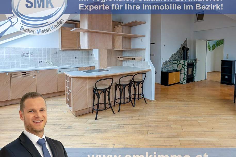 85 m² Dachgeschoss – viel Licht, viel Raum, U6 in Gehweite!, Wohnung-kauf, 329.000,€, 1170 Wien 17., Hernals