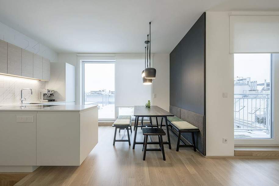 Exklusives Dachgeschossjuwel mit Terrasse in begehrter Wiener Lage, Wohnung-kauf, 695.100,€, 1200 Wien 22., Donaustadt