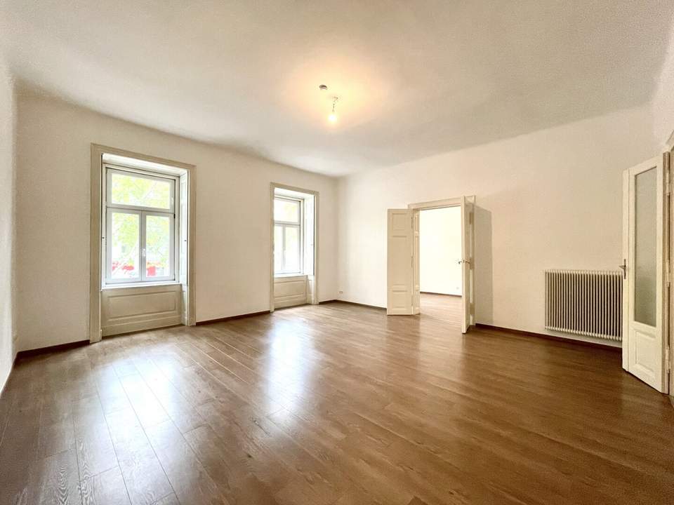 Große Altbauwohnung in Toplage auf der Praterstraße