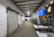 Lagerhalle mit Büros an der B1