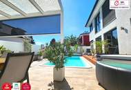TOPLAGE! Hochwertiges Traumhaus mit Pool am Fuße des Rosenhügels