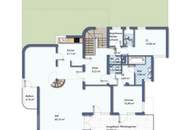 1170 AM HEUBERG: GROßZÜGIGER FAMILIENWOHNSITZ MIT INDOORPOOL, WELLNESS, GARTEN & WIEN-BLICK