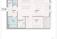 Moderne 2-Zimmer-Wohnung mit Loggia in bester Lage