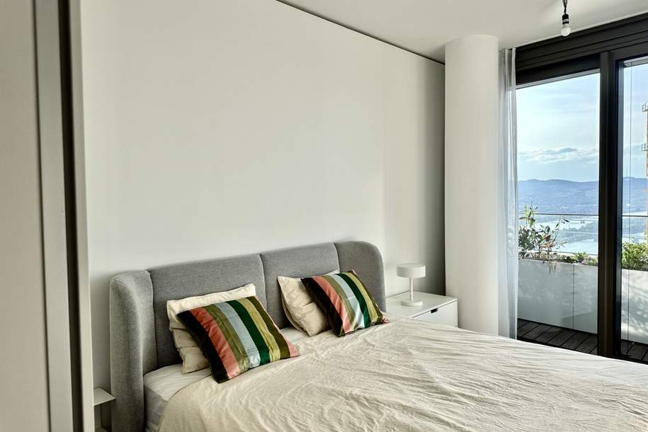 42. Etage: NEW - Möbliert - Doorman, Gym, Pool UND den schönsten Ausblick auf Kahlenberg, Wohnung-miete, 2.150,00,€, 1220 Wien 22., Donaustadt