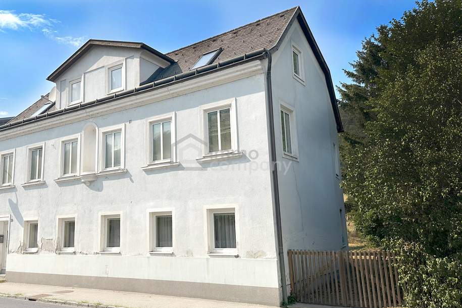 Mehrfamilienhaus mit großem Potenzial – attraktive Gelegenheit für Sanierungsprofis! Kaufpreis: € 145.000,– FIX, Haus-kauf, 145.000,€, 2571 Baden