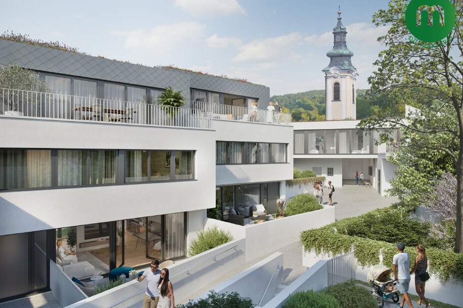 3-Zimmer Terrassenwohnung in Klosterneuburg-Weidling – belagsfertige oder schlüsselfertige Übergabe möglich, Wohnung-kauf, 581.000,€, 3400 Tulln