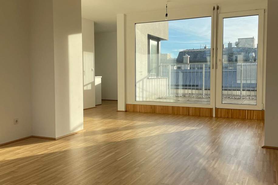 helle 4-Zi DG Wohnung_WG geeignet_mit großzügigen Terrassen_Buchengasse, Wohnung-miete, 1.682,36,€, 1100 Wien 10., Favoriten