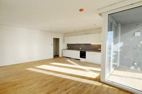 Weitblick zum KAHLENBERG I ERSTBEZUG I U1 I Rooftop Pool, Fitness &amp; Sauna, Wohnung-miete, 1.985,00,€, 1220 Wien 22., Donaustadt