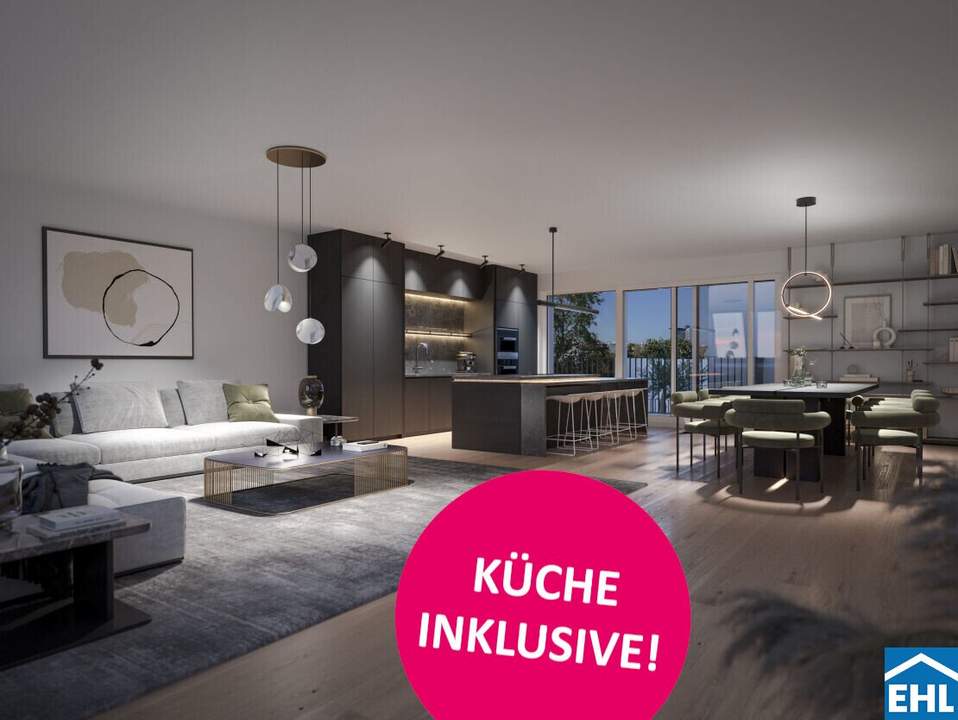 Exklusive Ausstattung: Wohnen mit höchster handwerklicher Qualität - jetzt Küche inklusive!