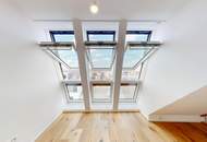 ERSTBEZUG - Lichtdurchflutete 3 Zimmer DG-Wohnung mit Terrasse in 1050 Wien