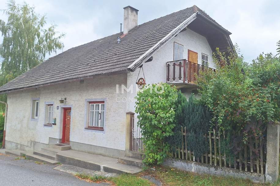 günstiges Wohnhaus mit ca. 125 m² Wohnfläche in Friedreichs auf 295 m² Grund - Sanierungsbedarf, Haus-kauf, 59.000,€, 3922 Gmünd