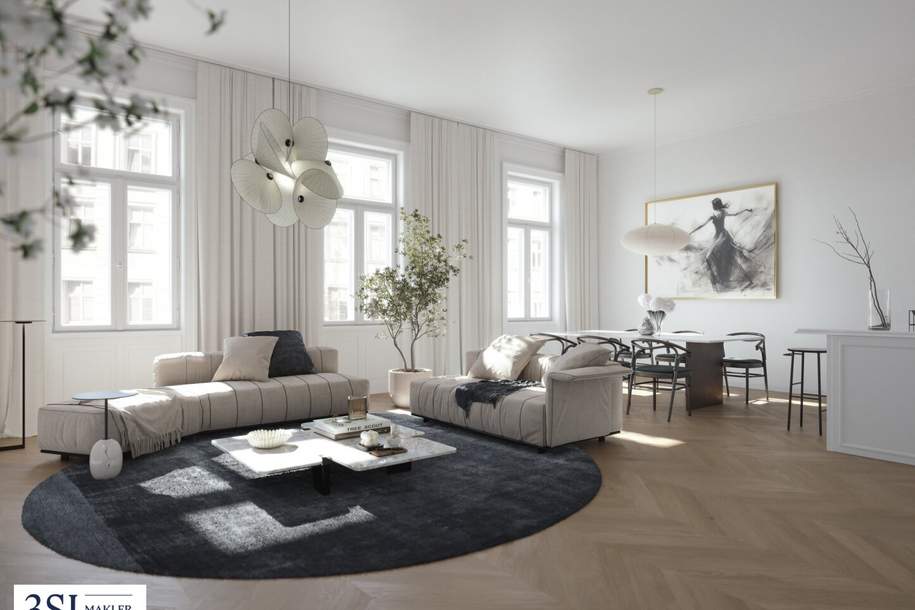 Le Petit Paris - Eleganz und Stil in Toplage, Wohnung-kauf, 1.075.000,€, 1090 Wien 9., Alsergrund