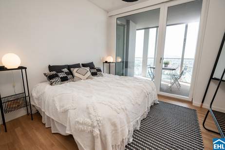 Urbanes Wohnen mit Rooftop Pool, Spa & Skylineblick – TOWER HOMES im V22, Wohnung-miete, 735,00,€, 1220 Wien 22., Donaustadt