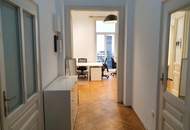 Flexibel anmietbares 2-Zimmer-Altbau-Büro