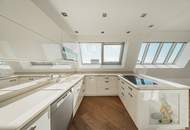 PANORAMA-Ebene über der Stadt! Dachgeschoß-Maisonette mit privater Außenfläche