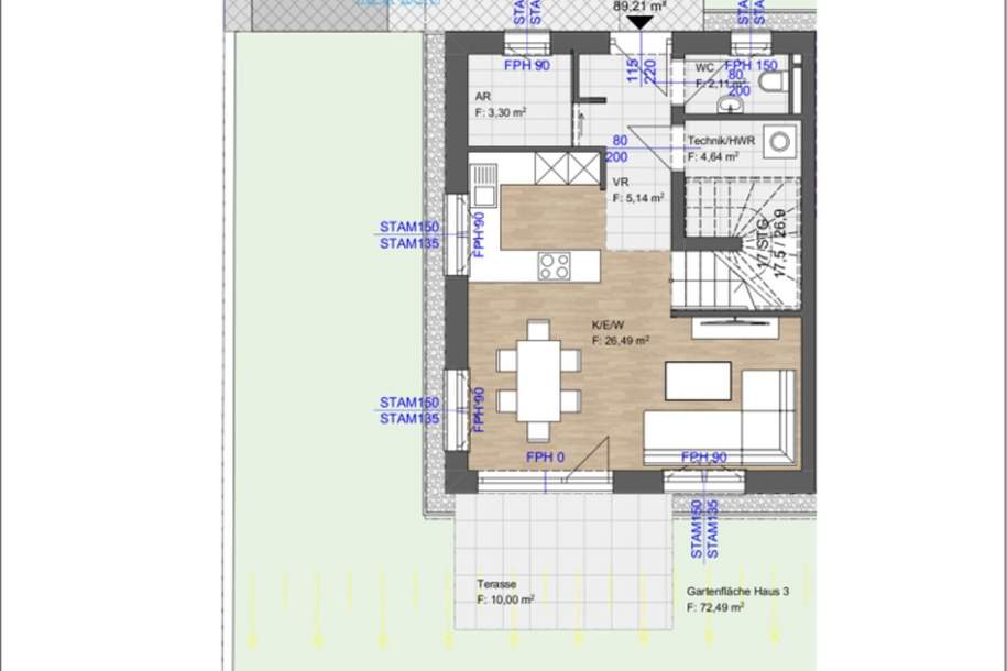 Doppelhaushälfte im 22. Bezirk - Fertigstellung 2026, Haus-kauf, 599.900,€, 1220 Wien 22., Donaustadt