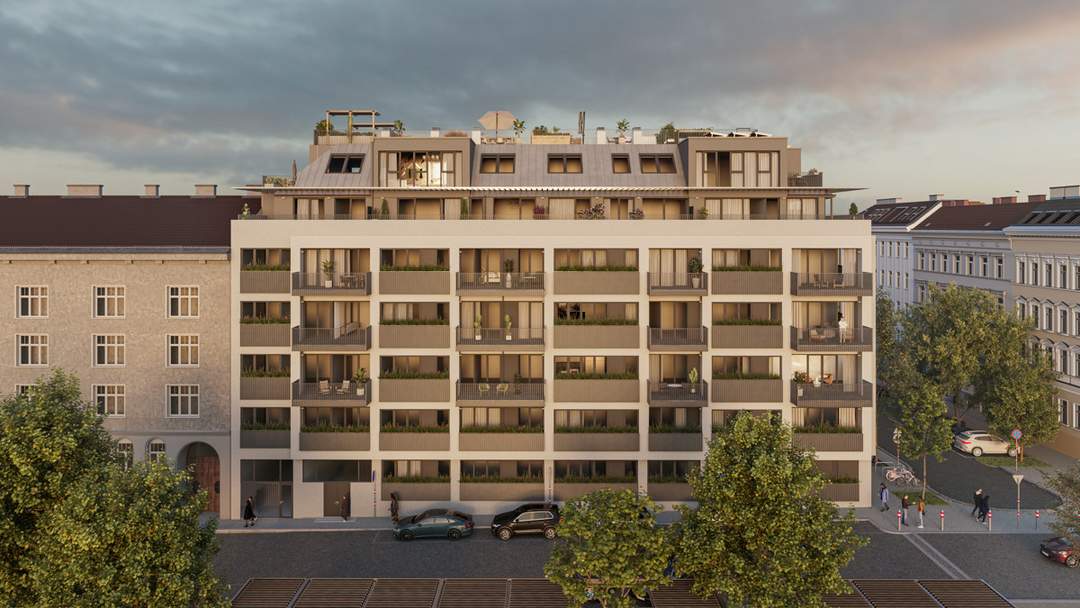 Lebensqualität innen und außen: U6 Burggasse - NEU - Wohnen am Park