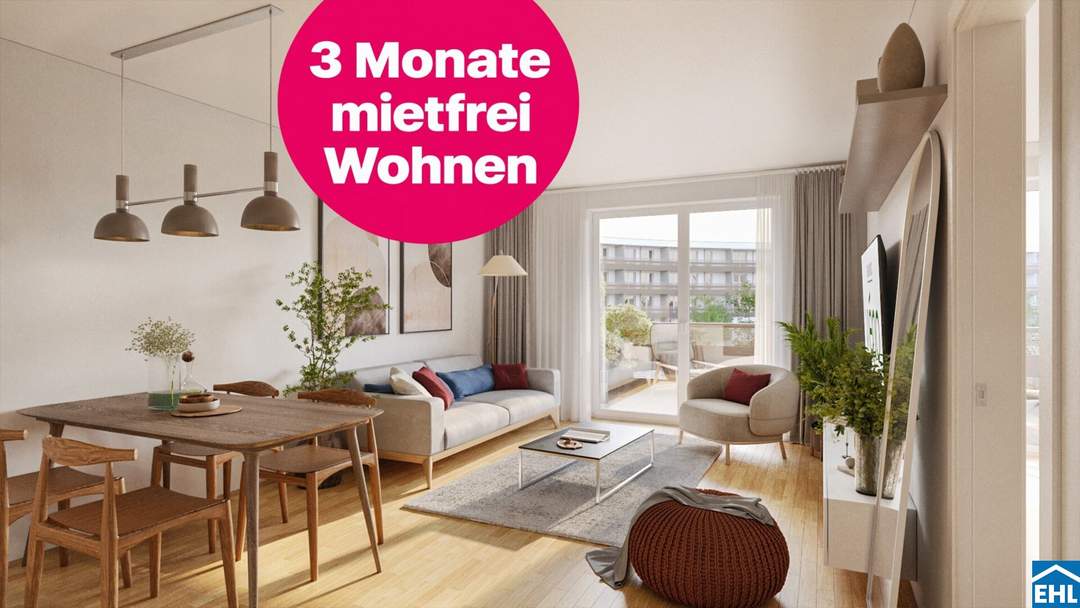 Wohnen im Grünen – zu Hause im Wiener Süden.