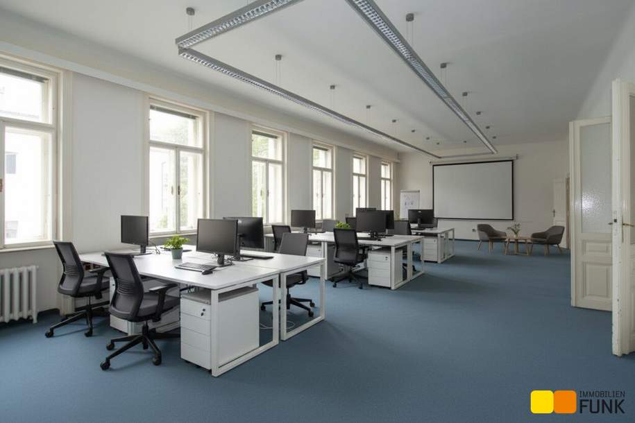 Geräumiges Altbau-Büro in innerstädtischer Bestlage, Gewerbeobjekt-miete, 6.771,75,€, 1090 Wien 9., Alsergrund