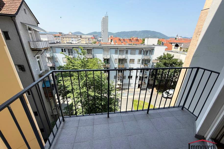 UNBEFRISTET - Hübsche 1-Zimmerwohnung mit Balkon!, Wohnung-miete, 480,00,€, 8020 Graz(Stadt)