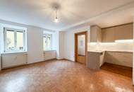 RUHELAGE NAHE JAKOMINIPLATZ | 2-Zimmer-Wohnung mit neuer Küche und Blick in den grünen Innenhof