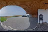 Architektenhaus in sonniger Ruhelage mit Spiral-Weinkeller, Infinity Pool und Burgblick