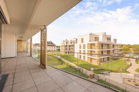 Luxus Leben am Wasser: 50m2 Balkon inkl. Wasserblick, Wellnes Bereich und Fitness, Wohnung-kauf, 490.000,€, 1190 Wien 19., Döbling